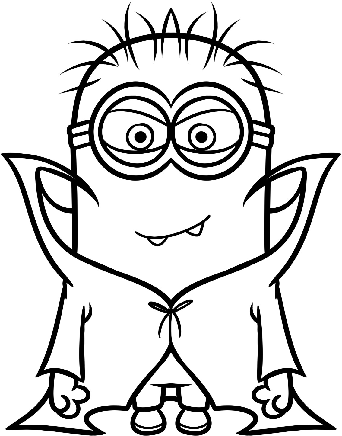 Minionki kolorowanki